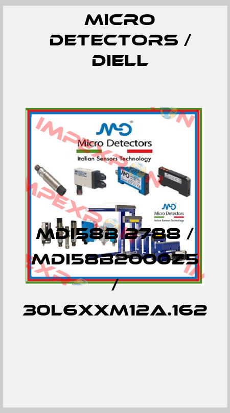 MDI58B 2788 / MDI58B2000Z5 / 30L6XXM12A.162
 Micro Detectors / Diell