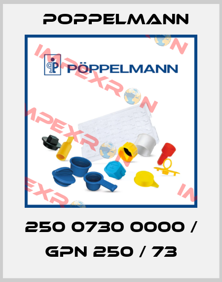 250 0730 0000 / GPN 250 / 73 Poppelmann