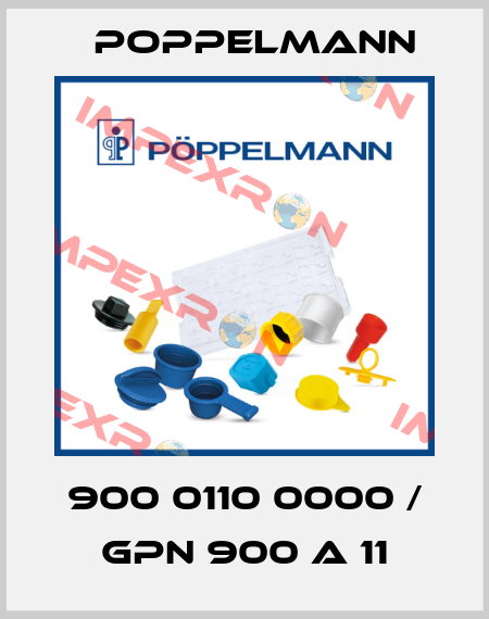 900 0110 0000 / GPN 900 A 11 Poppelmann