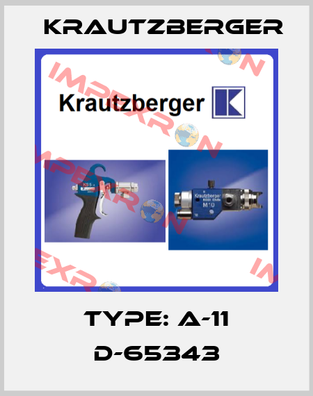 Type: a-11 d-65343 Krautzberger