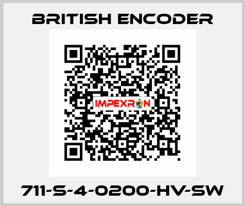 711-S-4-0200-HV-SW British Encoder