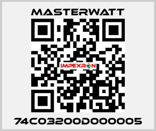 74C03200D000005 Masterwatt