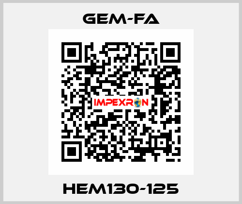 HEM130-125 Gem-Fa