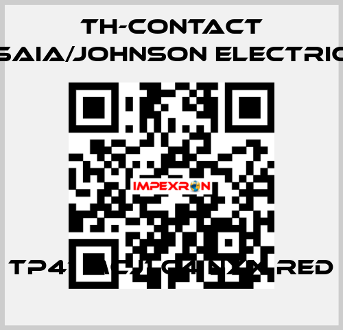 TP41 MCJ1 C4 NXX RED TH-Contact (Saia/Johnson Electric)