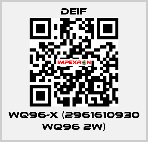 WQ96-x (2961610930 WQ96 2W) Deif