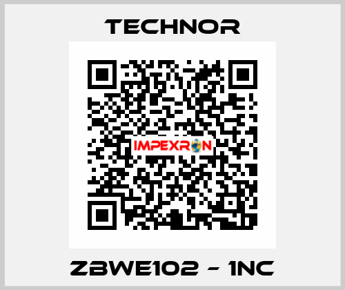 ZBWE102 – 1NC TECHNOR