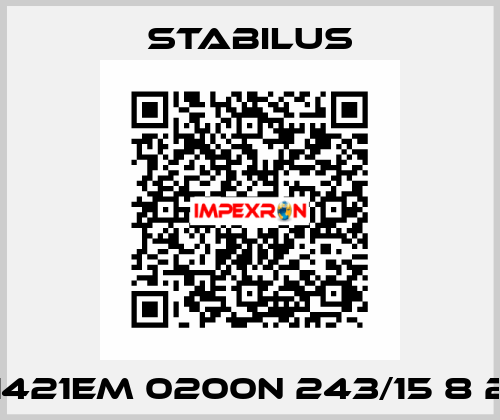 1421EM 0200N 243/15 8 2 Stabilus