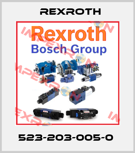  523-203-005-0  Rexroth