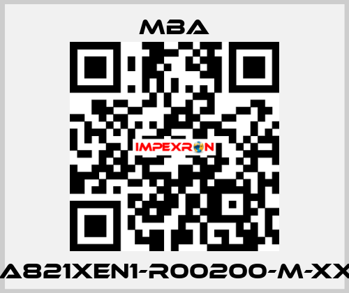 MBA821XEN1-R00200-M-XXXX MBA