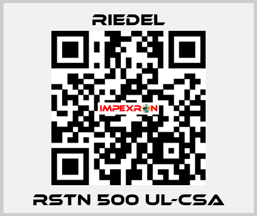 RSTN 500 UL-CSA Riedel