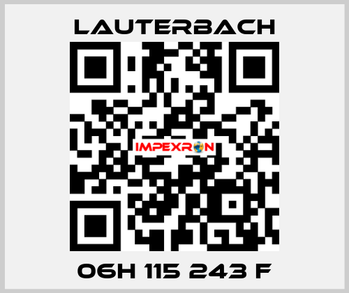 06H 115 243 F Lauterbach