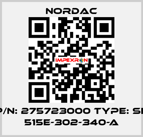 P/N: 275723000 Type: SK 515E-302-340-A NORDAC