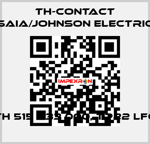 TH 515 033 000, TP22 LFC TH-Contact (Saia/Johnson Electric)