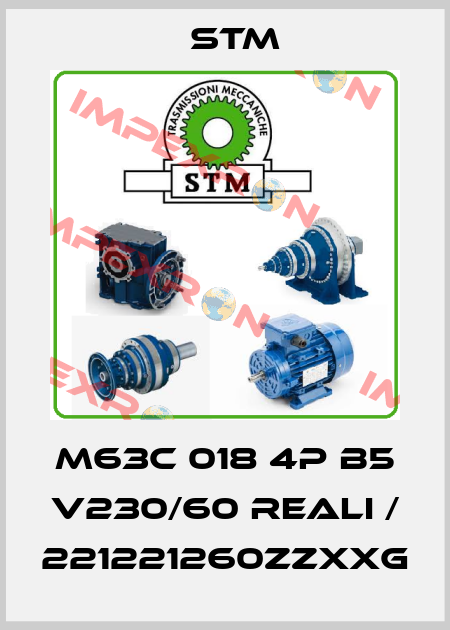 M63C 018 4P B5 V230/60 REALI / 221221260ZZXXG Stm