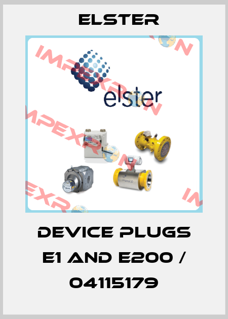 Device plugs E1 and E200 / 04115179 Elster