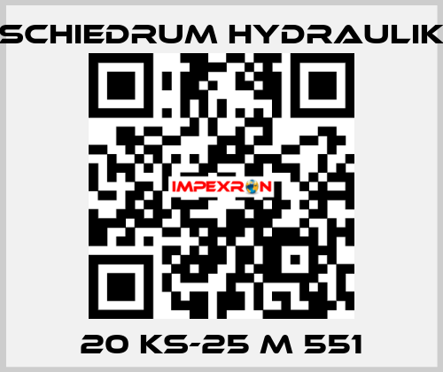 20 KS-25 M 551 SCHIEDRUM HYDRAULIK