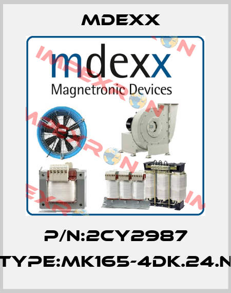 P/N:2CY2987 Type:MK165-4DK.24.N Mdexx