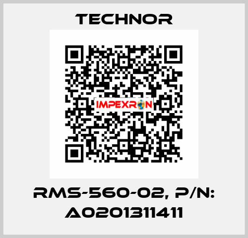 RMS-560-02, P/N: A0201311411 TECHNOR