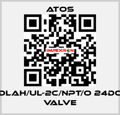 DLAH/UL-2C/NPT/O 24DC Valve Atos