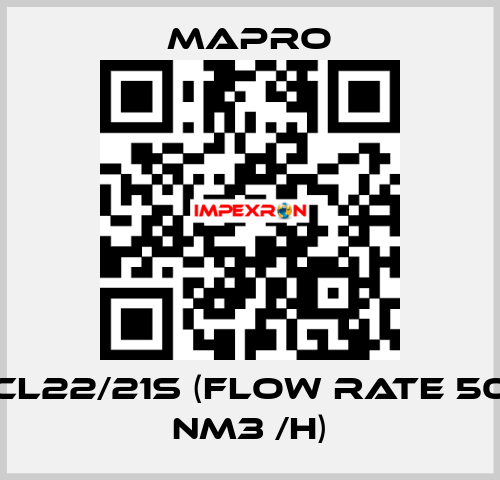 CL22/21S (flow rate 50 Nm3 /h) Mapro