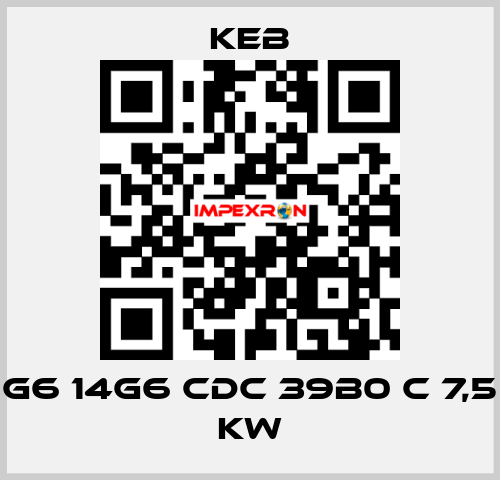 G6 14G6 CDC 39B0 C 7,5 kW KEB