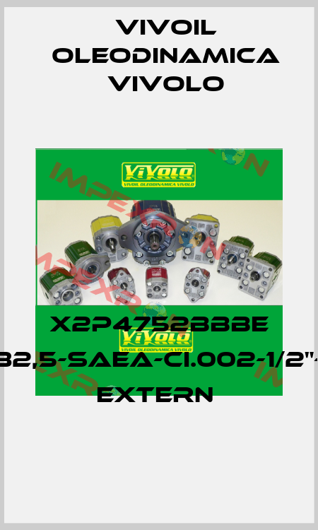 X2P4752BBBE XV2P/11D-Ø82,5-SAEA-CI.002-1/2"-1/2"-LECKOL EXTERN  Vivoil Oleodinamica Vivolo
