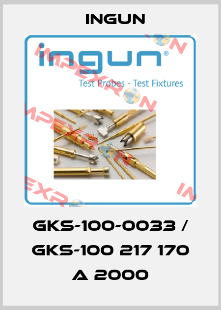 GKS-100-0033 / GKS-100 217 170 A 2000 Ingun