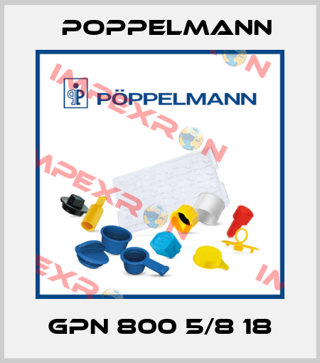 GPN 800 5/8 18 Poppelmann