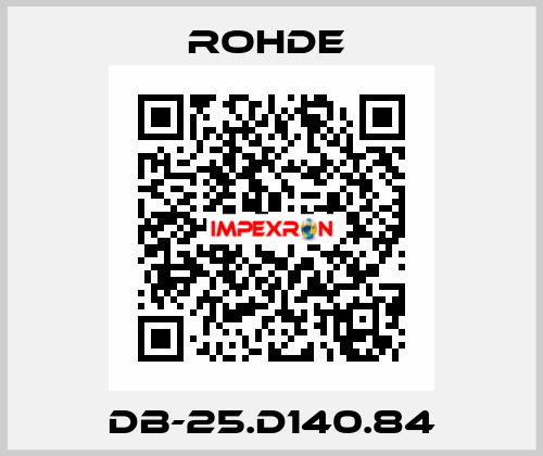 DB-25.D140.84 Rohde 