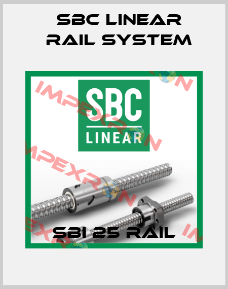 SBI 25 Rail SBC Linear Rail System