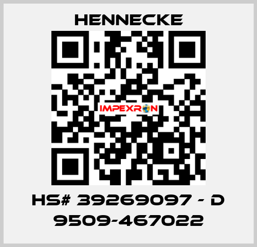 HS# 39269097 - D 9509-467022 Hennecke