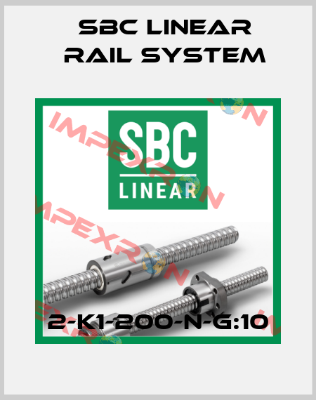 2-K1-200-N-G:10 SBC Linear Rail System