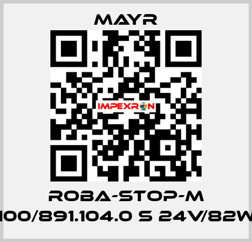 ROBA-STOP-M 100/891.104.0 S 24V/82W Mayr