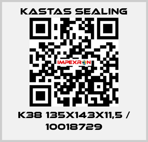 K38 135X143X11,5 / 10018729 Kastas Sealing