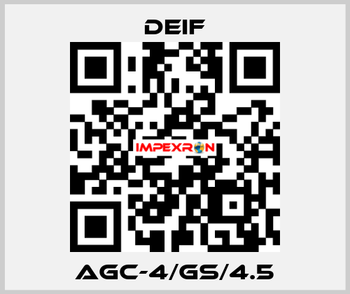 AGC-4/GS/4.5 Deif