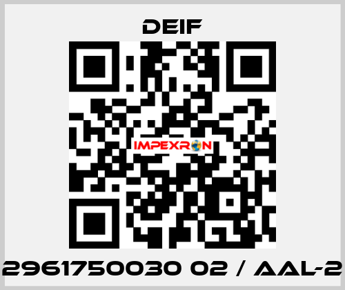 2961750030 02 / AAL-2 Deif