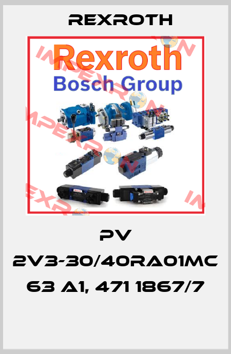 PV 2V3-30/40RA01MC 63 A1, 471 1867/7  Rexroth