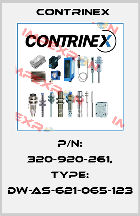 p/n: 320-920-261, Type: DW-AS-621-065-123 Contrinex