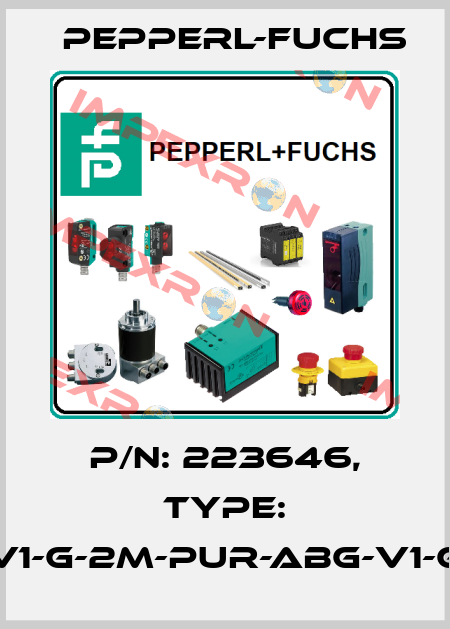 p/n: 223646, Type: V1-G-2M-PUR-ABG-V1-G Pepperl-Fuchs