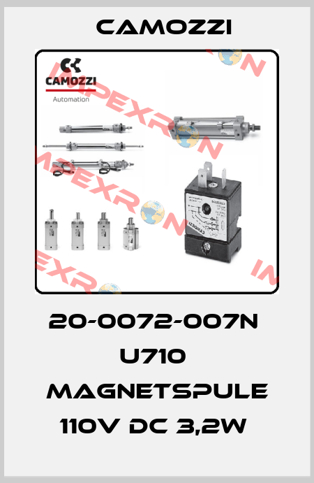 20-0072-007N  U710  MAGNETSPULE 110V DC 3,2W  Camozzi