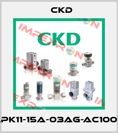 APK11-15A-03AG-AC100V Ckd