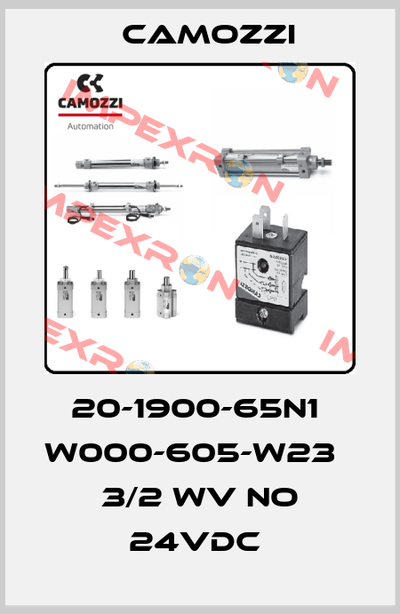 20-1900-65N1  W000-605-W23   3/2 WV NO 24VDC  Camozzi