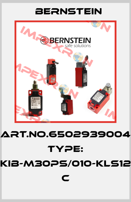 Art.No.6502939004 Type: KIB-M30PS/010-KLS12          C Bernstein
