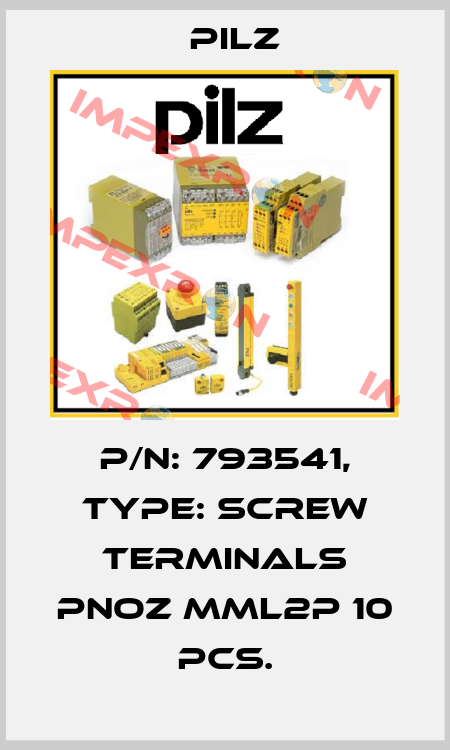 p/n: 793541, Type: Screw terminals PNOZ mml2p 10 pcs. Pilz