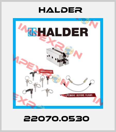 22070.0530  Halder