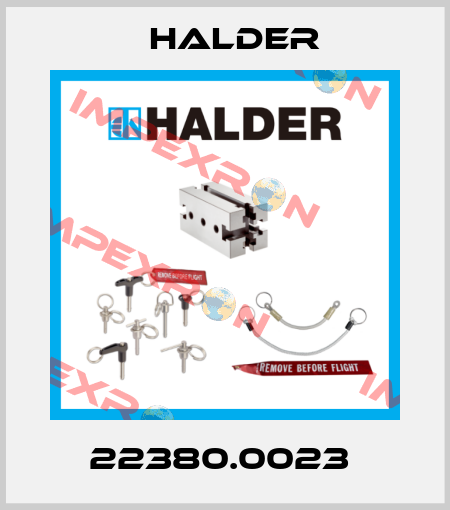 22380.0023  Halder