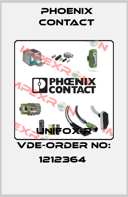 UNIFOX-R VDE-ORDER NO: 1212364  Phoenix Contact