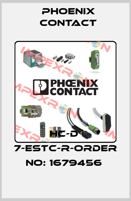 HC-D  7-ESTC-R-ORDER NO: 1679456  Phoenix Contact