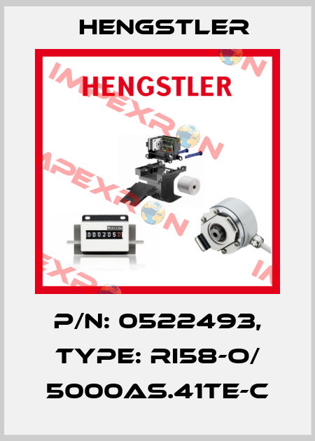 p/n: 0522493, Type: RI58-O/ 5000AS.41TE-C Hengstler