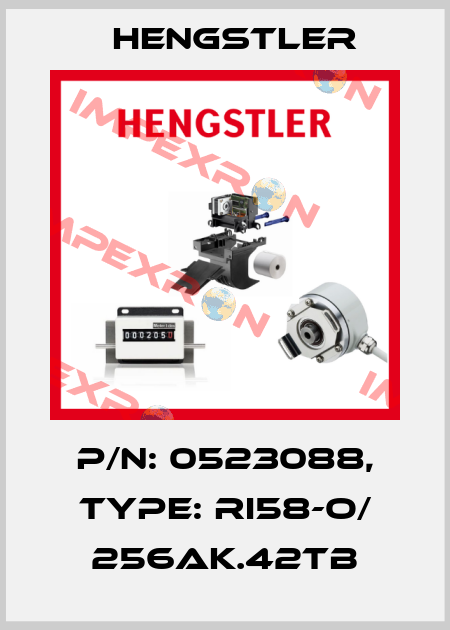 p/n: 0523088, Type: RI58-O/ 256AK.42TB Hengstler